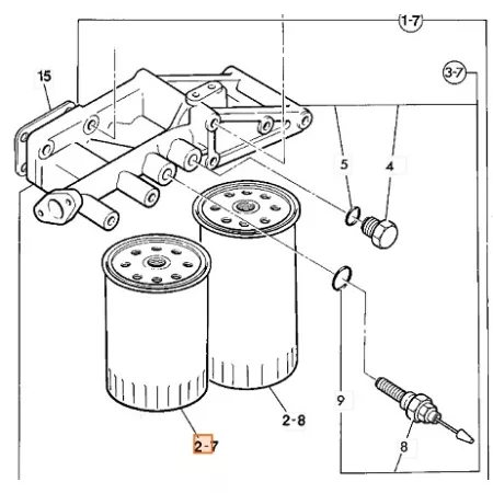 02/800226 Filtr oleju silnika